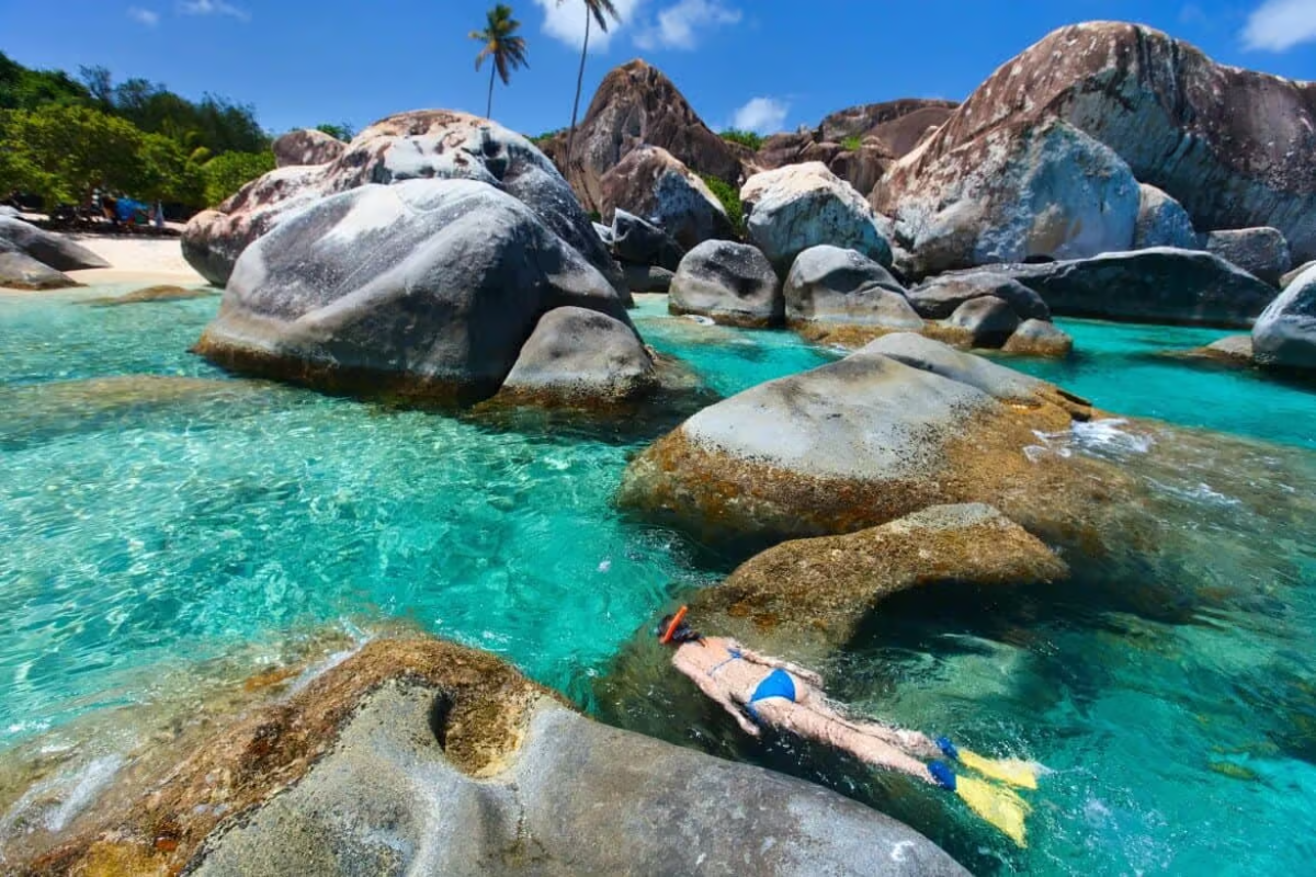 The Baths, Virgin Gorda in the BVIs