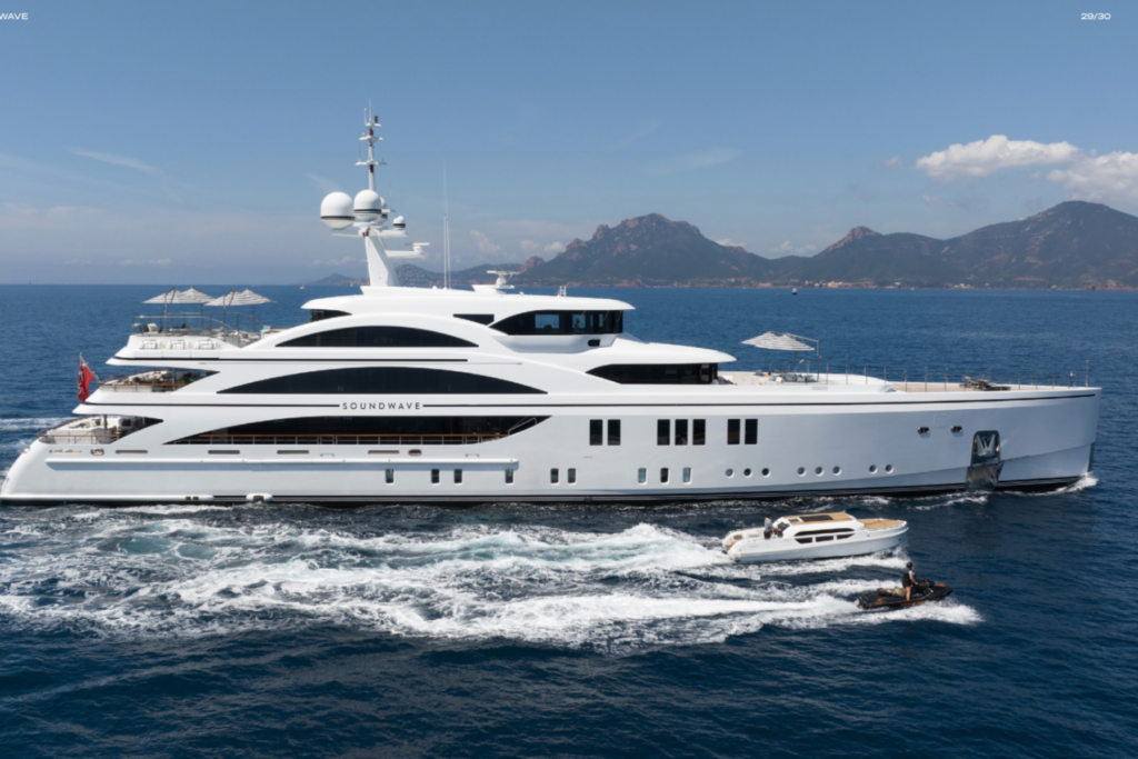 motoryacht Soundwave cruising